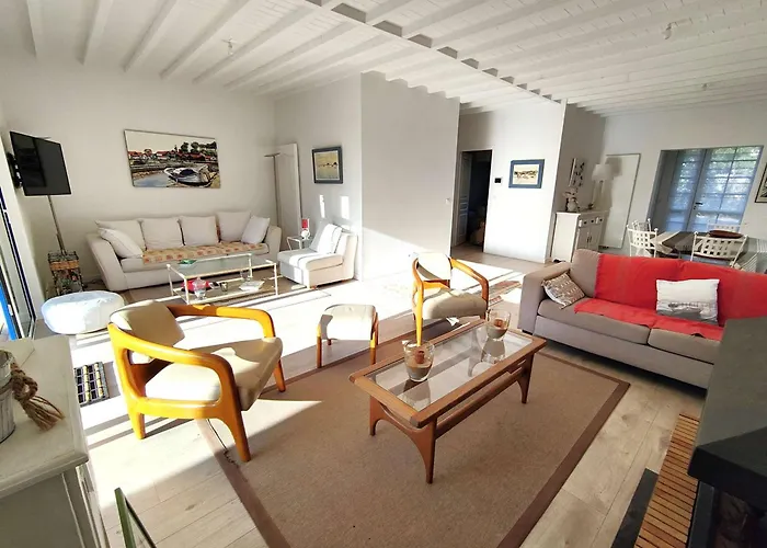 Villa Charmante à 50 M Du Bassin - 8 Pers. - Fr-1-736-75 *